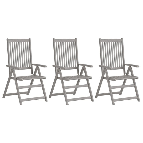  Decorative Garden Reclining Chairs 3 pcs Lounge Area Summer