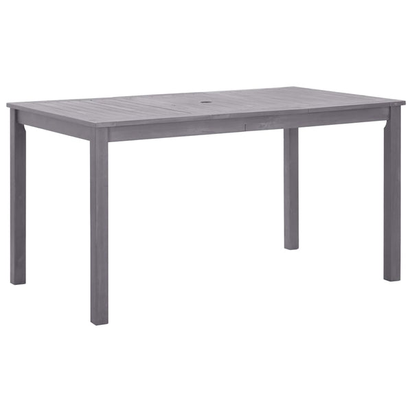  Premium Garden Table Grey Wash 140x80x74 Living Space Upgrade Essentials