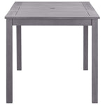 Premium Garden Table Grey Wash 140x80x74 Living Space Upgrade Essentials