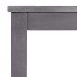 Premium Garden Table Grey Wash 140x80x74 Living Space Upgrade Essentials