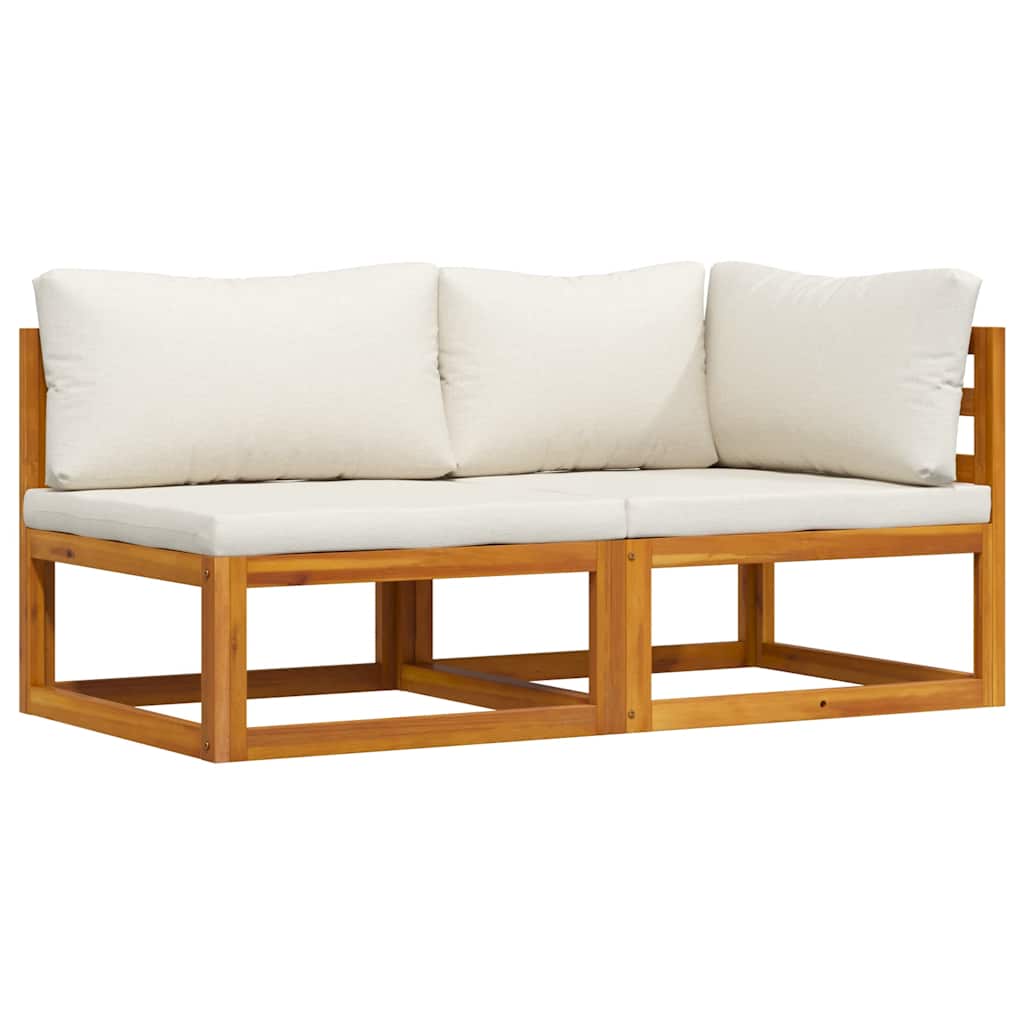 Space Saving 2 Piece Sofa Set with Home Decor Accent Urban Style 