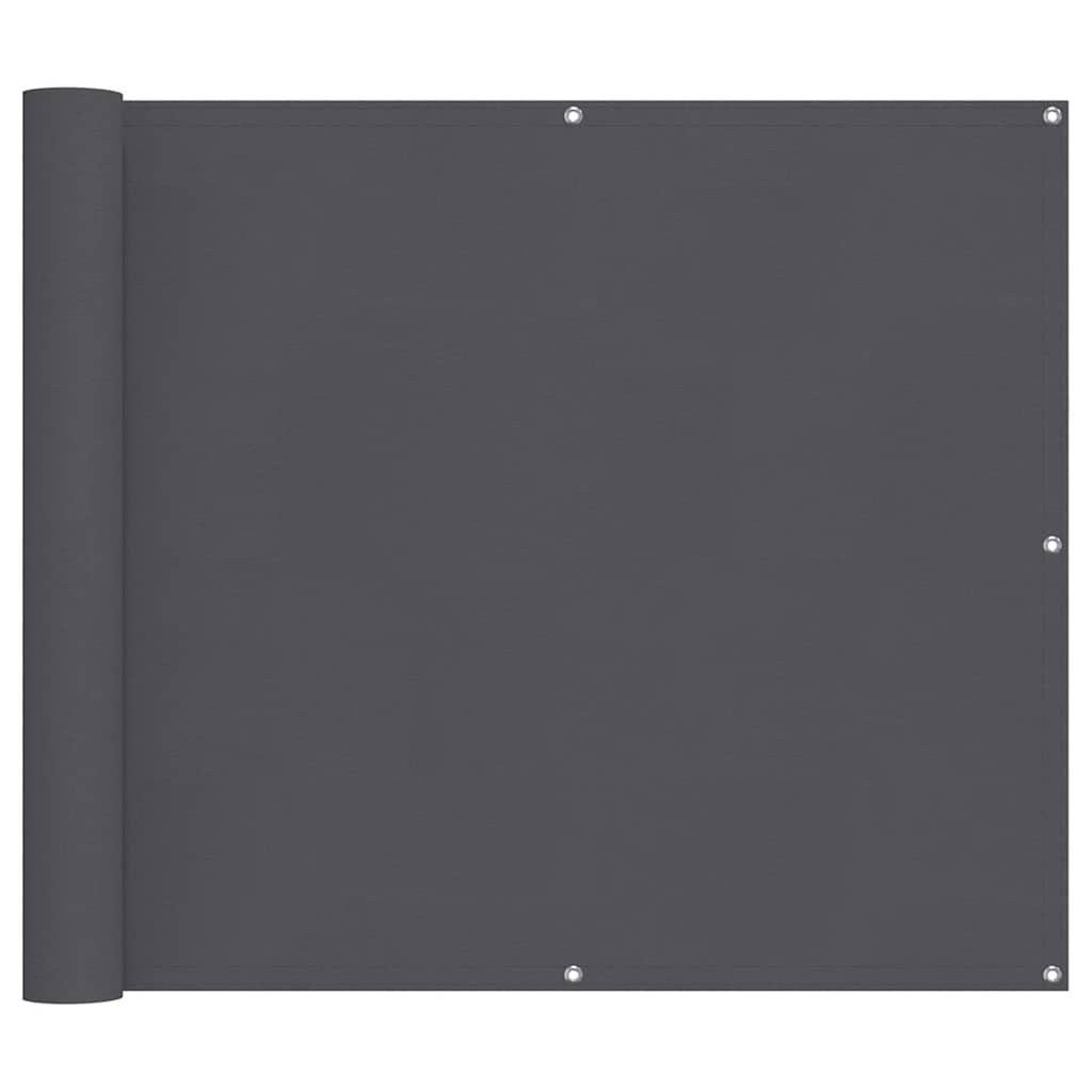 Balcony Privacy Screen 90x500cm Anthracite | HomeAndLiving
