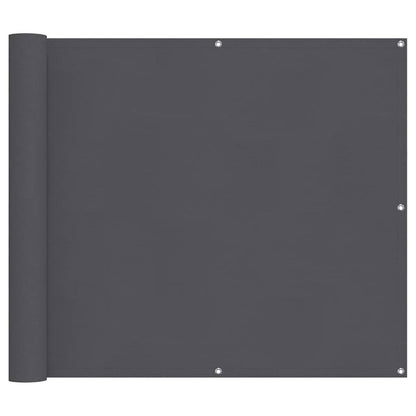 Balcony Privacy Screen 90x500cm Anthracite | HomeAndLiving