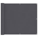 Balcony Privacy Screen 90x500cm Anthracite | HomeAndLiving