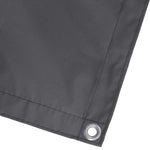 Balcony Privacy Screen 90x500cm Anthracite | HomeAndLiving