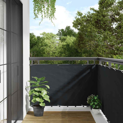 Balcony Privacy Screen 90x500cm Anthracite | HomeAndLiving