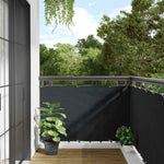 Balcony Privacy Screen 90x500cm Anthracite | HomeAndLiving