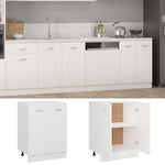 Bottom Cabinet White Engineered Wood