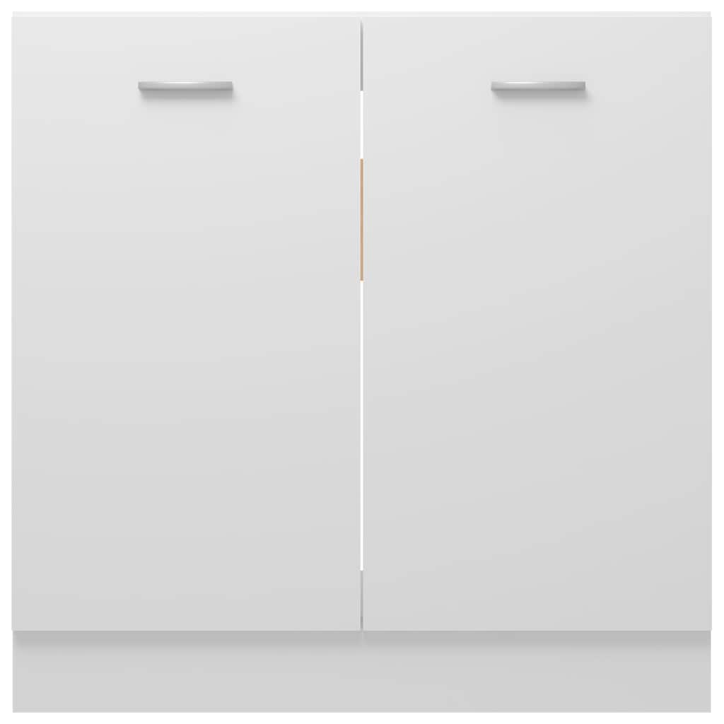 Under Sink Cabinet White 80cm Kitchen Storage | HomeAndLiving