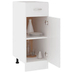 Drawer Bottom Cabinet White - Engineered Wood