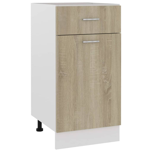  Stylish Drawer Bottom Cabinet Sonoma Oak - Engineered Wood