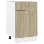 Stylish Drawer Bottom Cabinet Sonoma Oak Engineered Wood