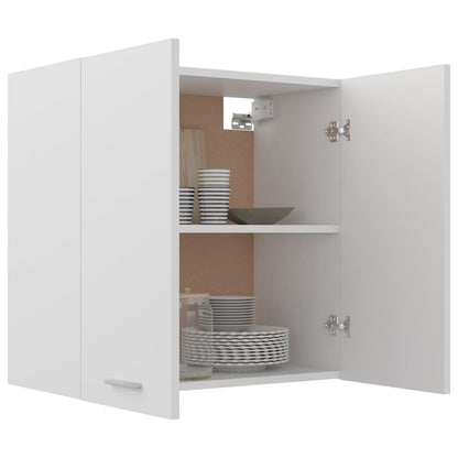 Hanging Cabinet White Engineered Wood - 60×31×60cm