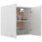 Hanging Cabinet White Engineered Wood
