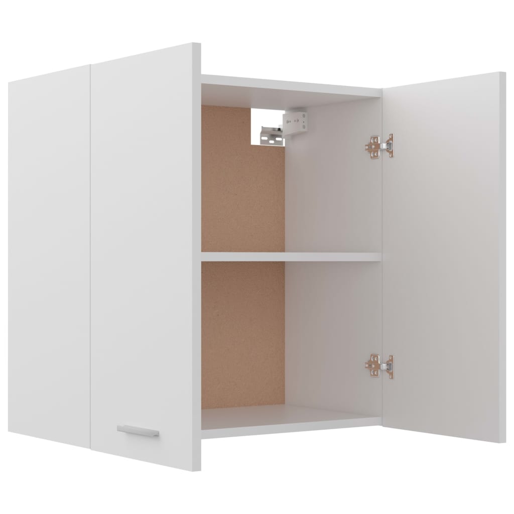Hanging Cabinet White Engineered Wood - 60×31×60cm