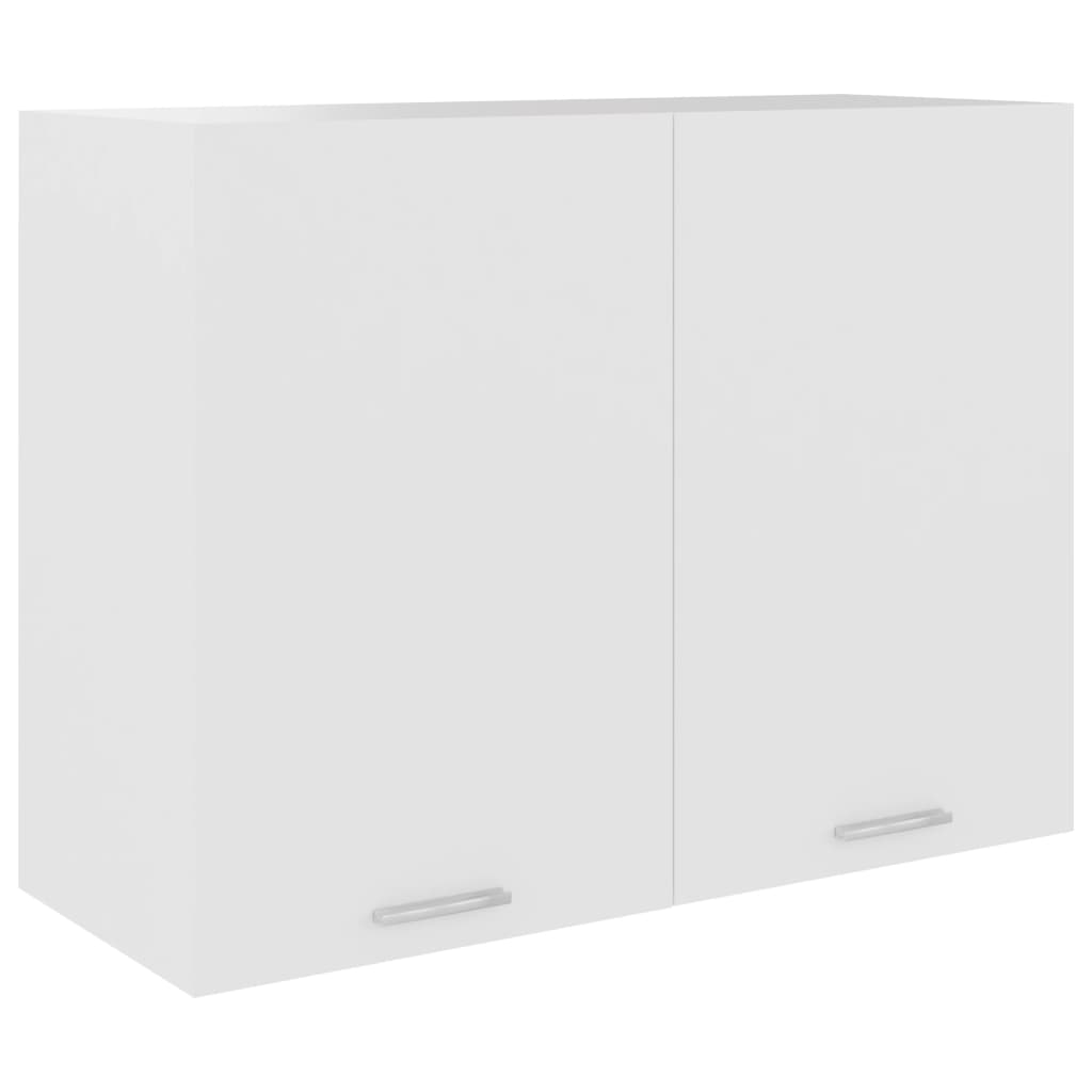 Hanging Cabinet White Engineered Wood - 80×31×60cm