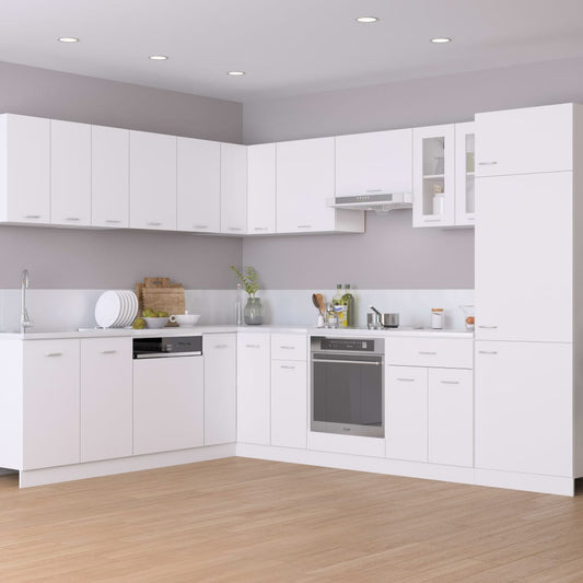 Hanging Cabinet White Engineered Wood - 80×31×60cm