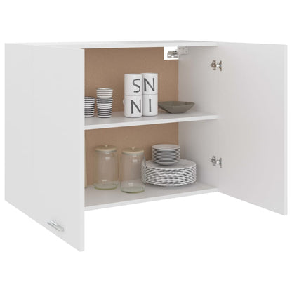 Hanging Cabinet White Engineered Wood - 80×31×60cm