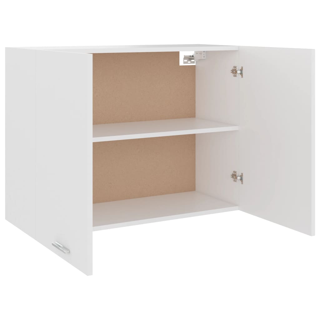 Hanging Cabinet White Engineered Wood - 80×31×60cm