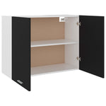 Hanging Cabinet Black, Engineered Wood