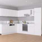 Corner Bottom Cabinet White Engineered Wood