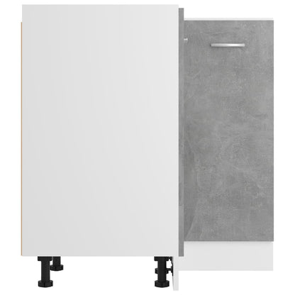 Corner Kitchen Cabinet Concrete Grey 75.5cm | HomeAndLiving