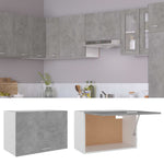 Hanging Cabinet Concrete Grey Engineered Wood