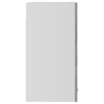 Hanging Glass Cabinet Concrete Grey 60x60cm | HomeAndLiving