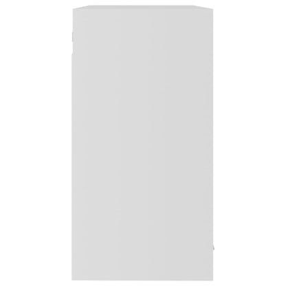 Glass Door Wall Cabinet White 80cm Kitchen | HomeAndLiving