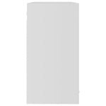 Glass Door Wall Cabinet White 80cm Kitchen | HomeAndLiving