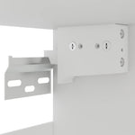 Glass Door Wall Cabinet White 80cm Kitchen | HomeAndLiving
