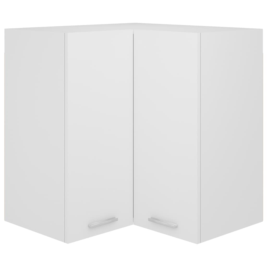 Corner Wall Cabinet White 57x57x60cm | HomeAndLiving