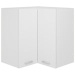 Corner Wall Cabinet White 57x57x60cm | HomeAndLiving