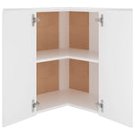Corner Wall Cabinet White 57x57x60cm | HomeAndLiving
