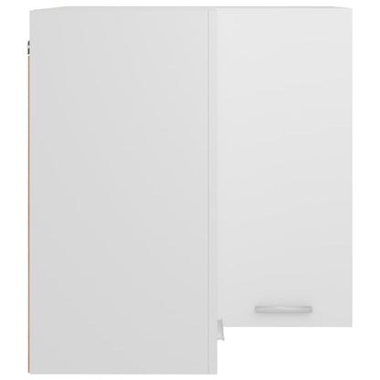 Corner Wall Cabinet White 57x57x60cm | HomeAndLiving