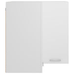 Corner Wall Cabinet White 57x57x60cm | HomeAndLiving