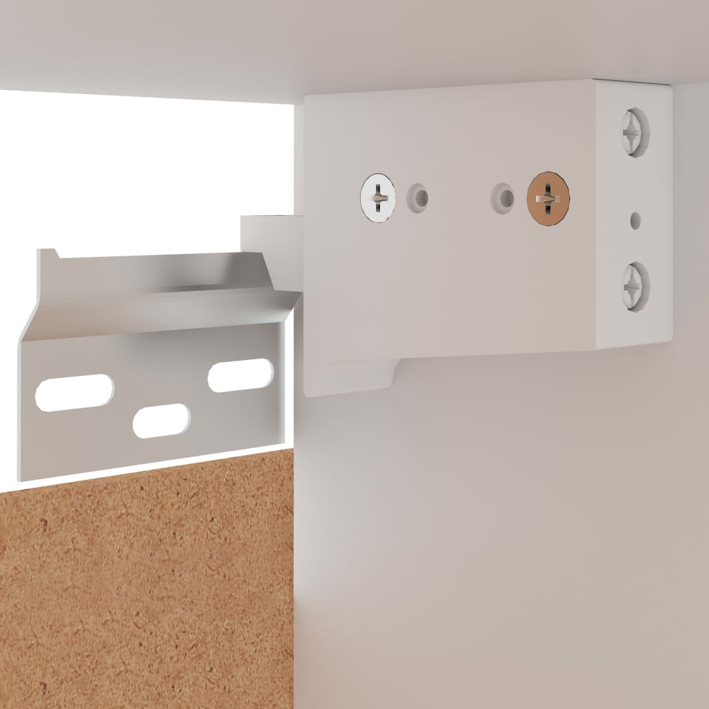 Corner Wall Cabinet White 57x57x60cm | HomeAndLiving