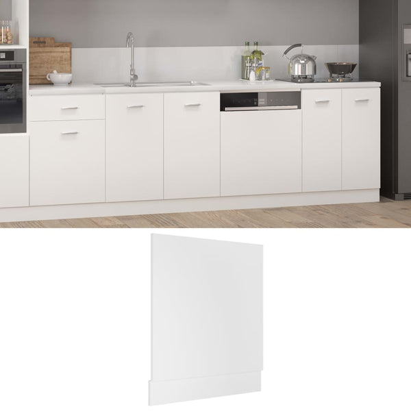  Dishwasher Panel White Engineered Wood