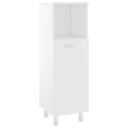 Bathroom Cabinet White,  Engineered Wood