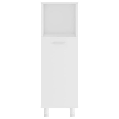 Bathroom Cabinet White,  Engineered Wood