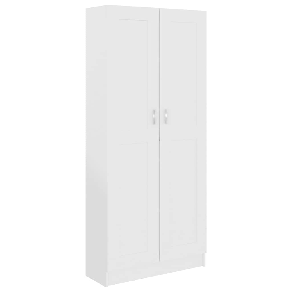 Tall White Bookcase Storage Cabinet 186cm | HomeAndLiving