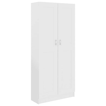 Tall White Bookcase Storage Cabinet 186cm | HomeAndLiving