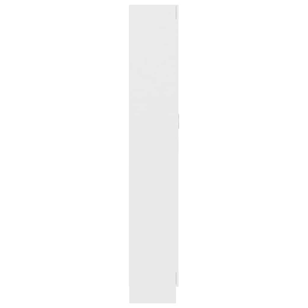 Tall White Bookcase Storage Cabinet 186cm | HomeAndLiving