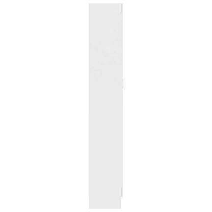 Tall White Bookcase Storage Cabinet 186cm | HomeAndLiving