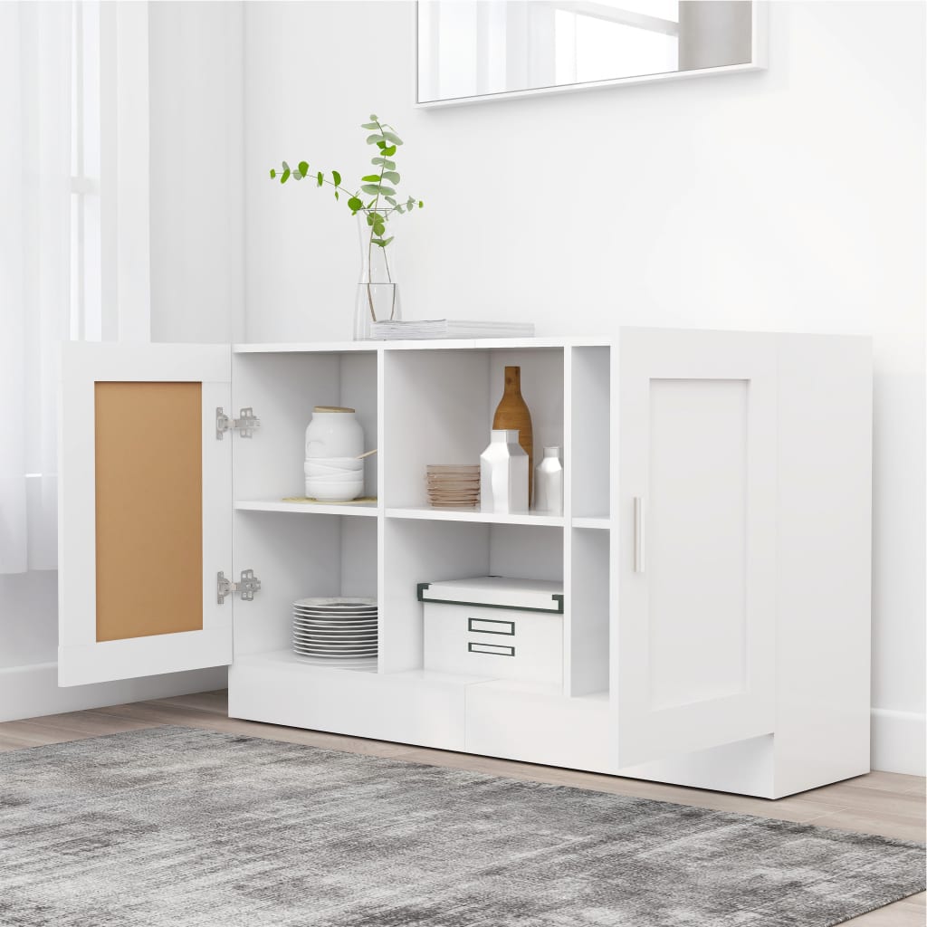 Sideboard White Engineered Wood