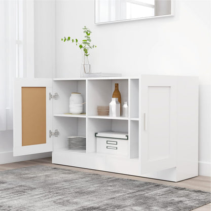 Sideboard White Engineered Wood