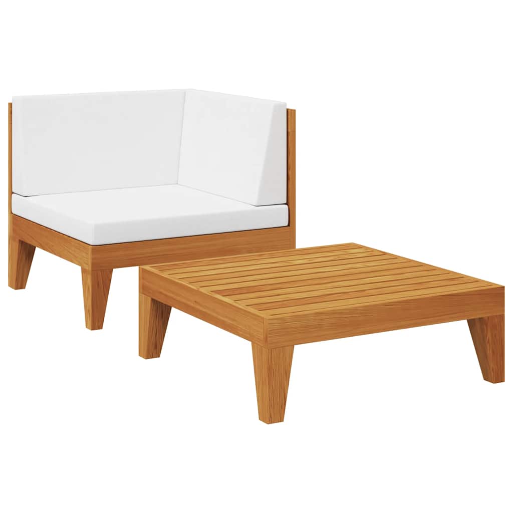 Functional 2 Piece Garden Lounge Set Indoor Outdoor Use Boho 
