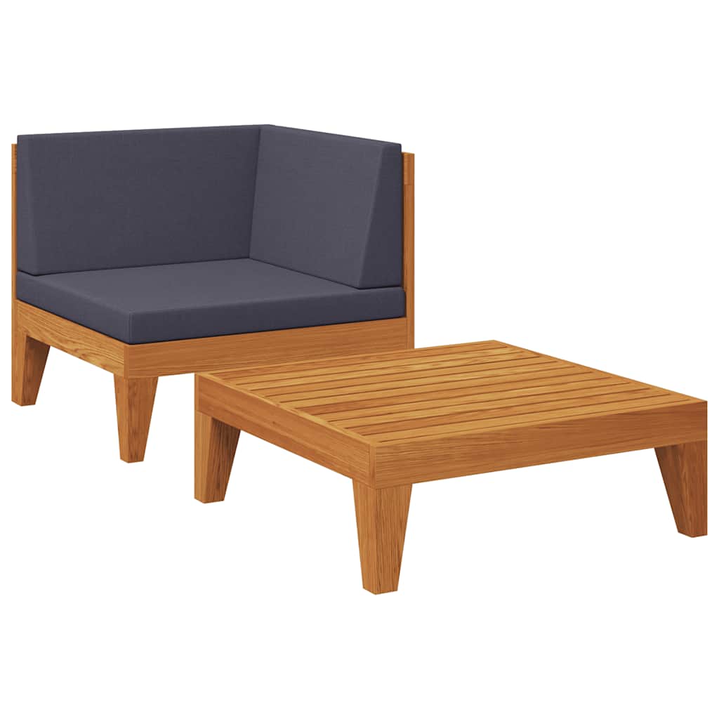 Decorative 2 Piece Garden Lounge Set Garden Gathering Urban Style 