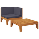 Decorative 2 Piece Garden Lounge Set Garden Gathering Urban Style