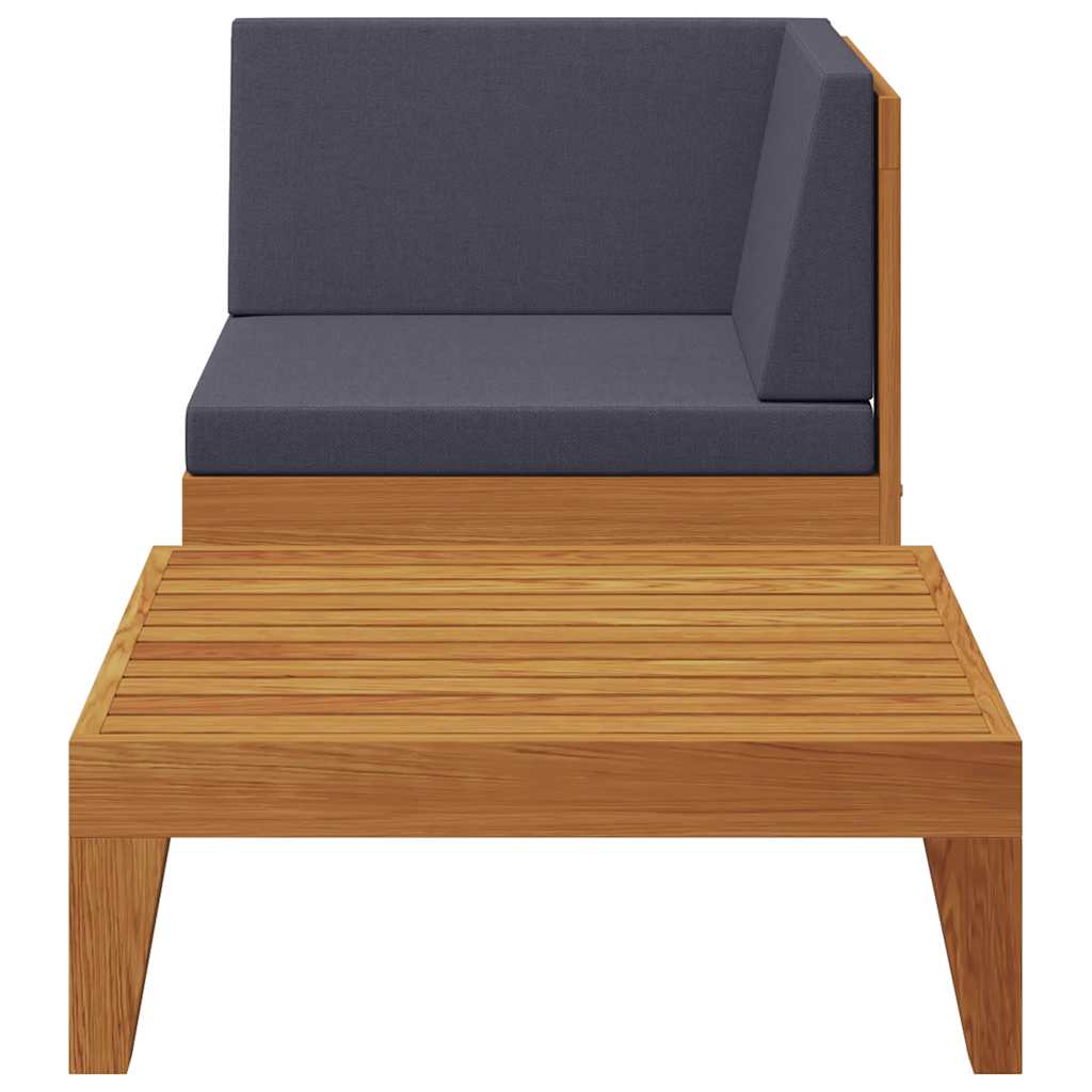 Decorative 2 Piece Garden Lounge Set Garden Gathering Urban Style 